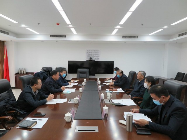 张华勤院长与天津市应急管理局局长王通海局长举行会谈